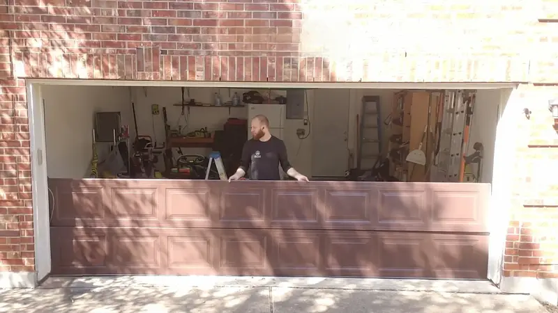 Garage door project 9