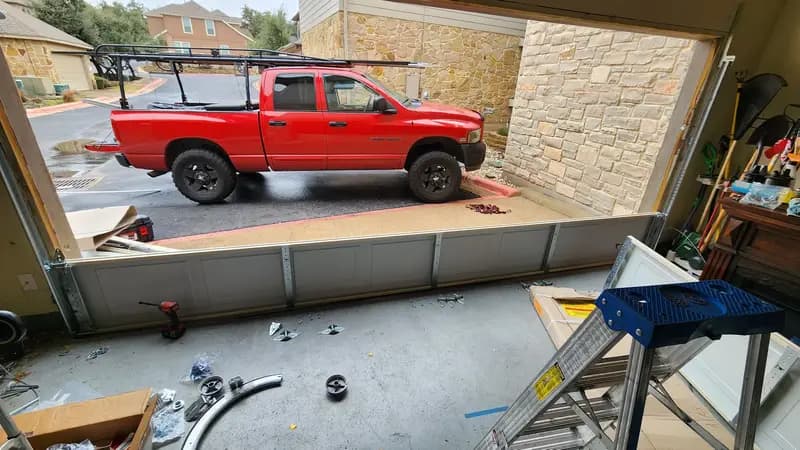 Garage door project 16