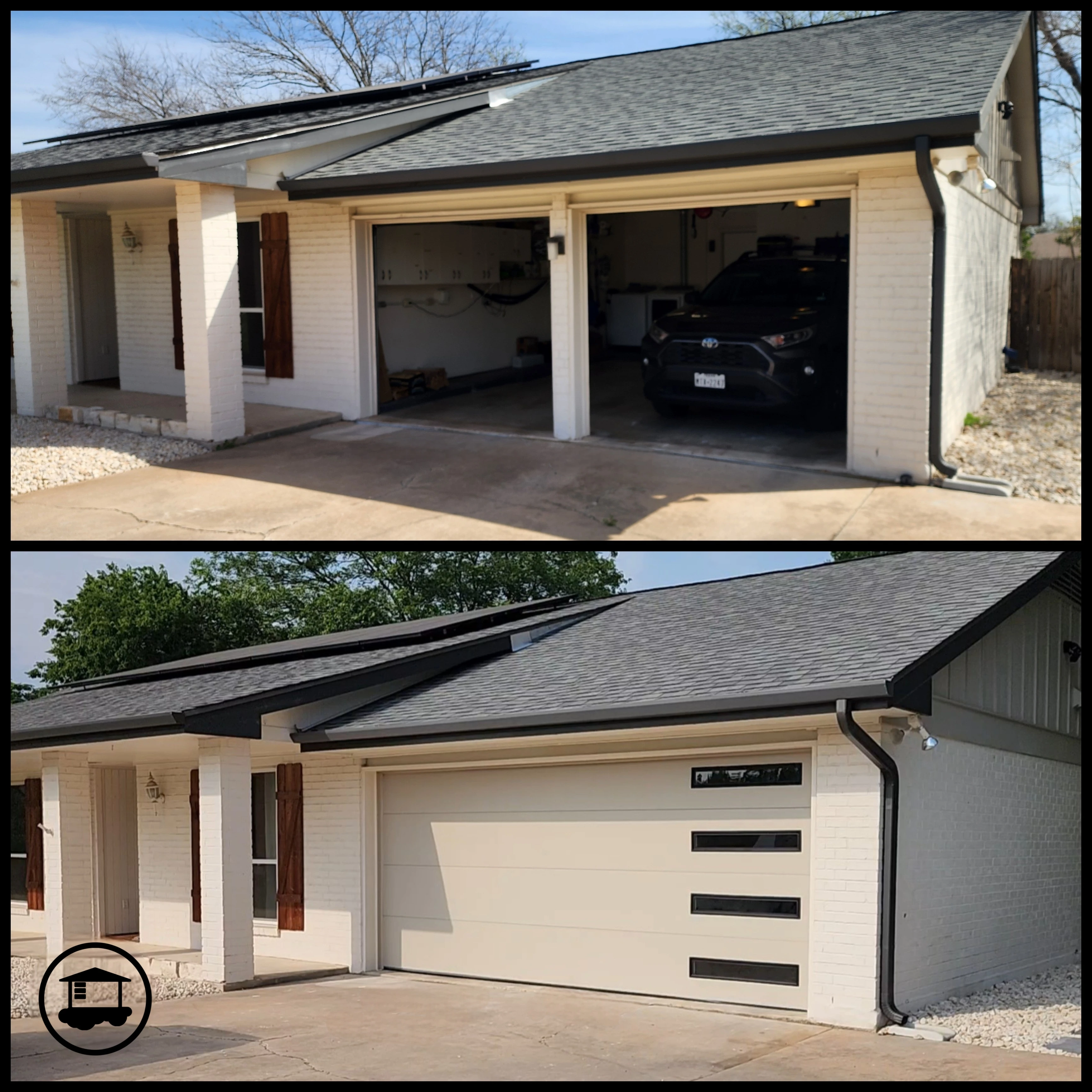 Garage door project 4